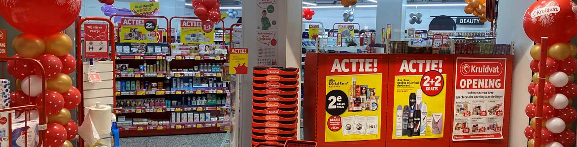Heropening Kruidvat na uitbreiding winkelmeters