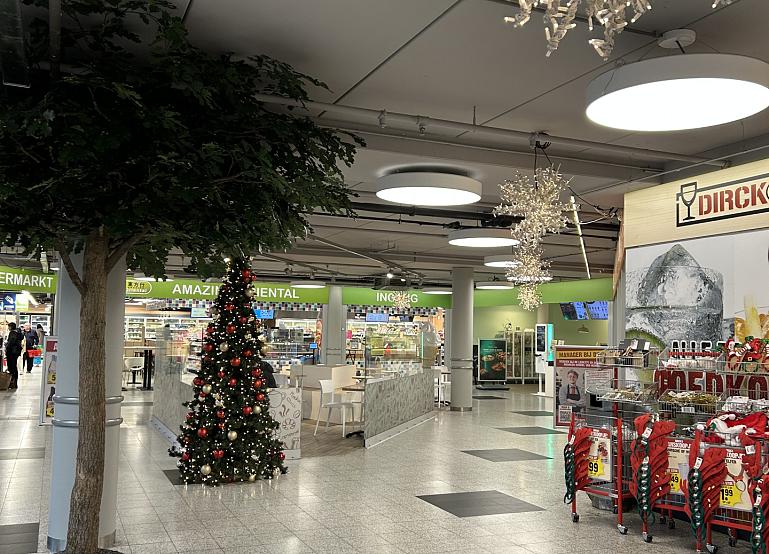 Kerstversiering complexen