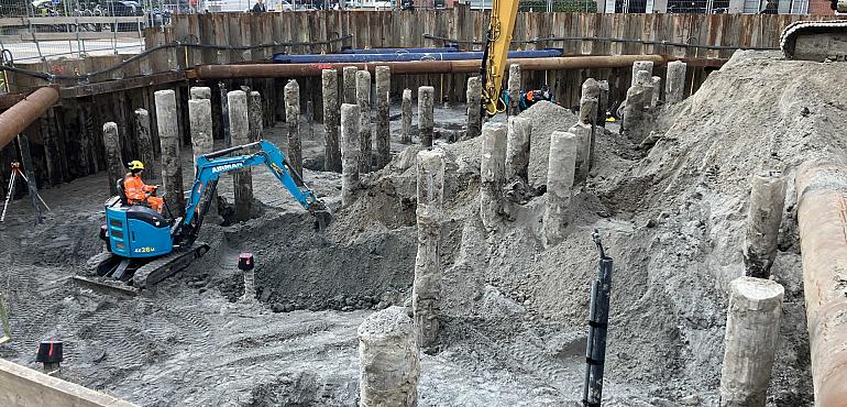 Foto update graafwerkzaamheden centrumplan Sassenheim