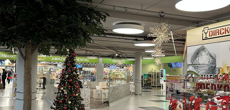 Kerstversiering complexen